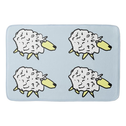 Sheep Design Badematte (Vorderseite)