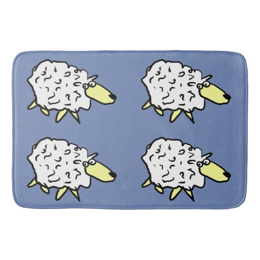 Sheep Design Badematte (Vorderseite)
