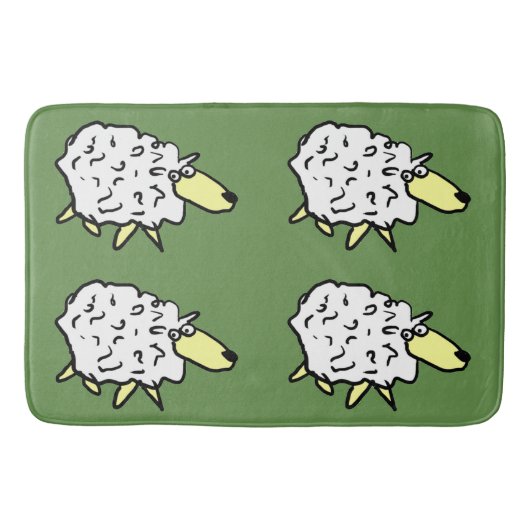 Sheep Design Badematte (Vorderseite)