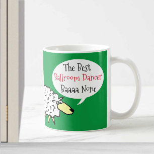 Sheep Design Best Ballroom Dancer Coffee Tasse