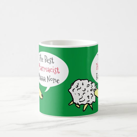 Sheep Design Best Pharmaceutical Coffee Tasse (Mittel)