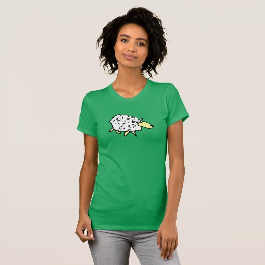 Sheep Design Cartoon T-Shirt (Vorne ganz)