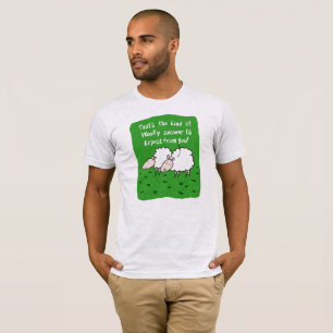 Sheep Design Cartoon T-Shirt