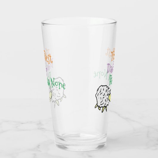 Sheep Design für das beste Daddy-Glas Glas (Rechts)