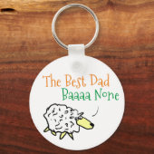 Sheep Design für den besten Vater Schlüsselanhänger (Rückseite)