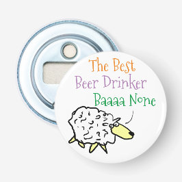 Sheep Design für einen Bier Drinker Flaschenöffner