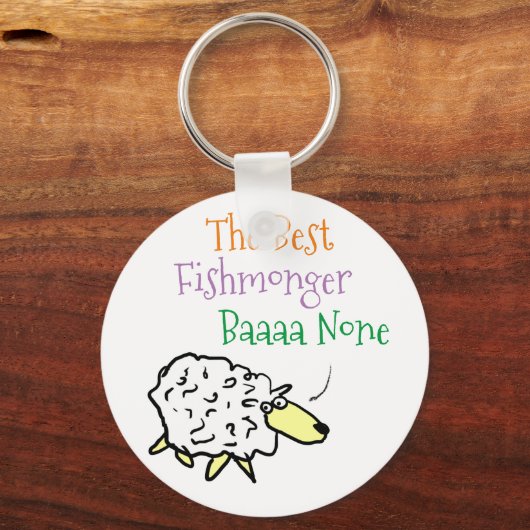 Sheep Design für einen Fishmonger Schlüsselanhänger (Vorderseite)