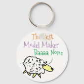 Sheep-Design für einen Modellbauer Schlüsselanhänger (Vorderseite)