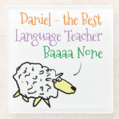 Sheep Design für einen Untersetzer eines Sprachleh (Vorderseite)