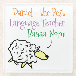 Sheep Design für einen Untersetzer eines Sprachleh