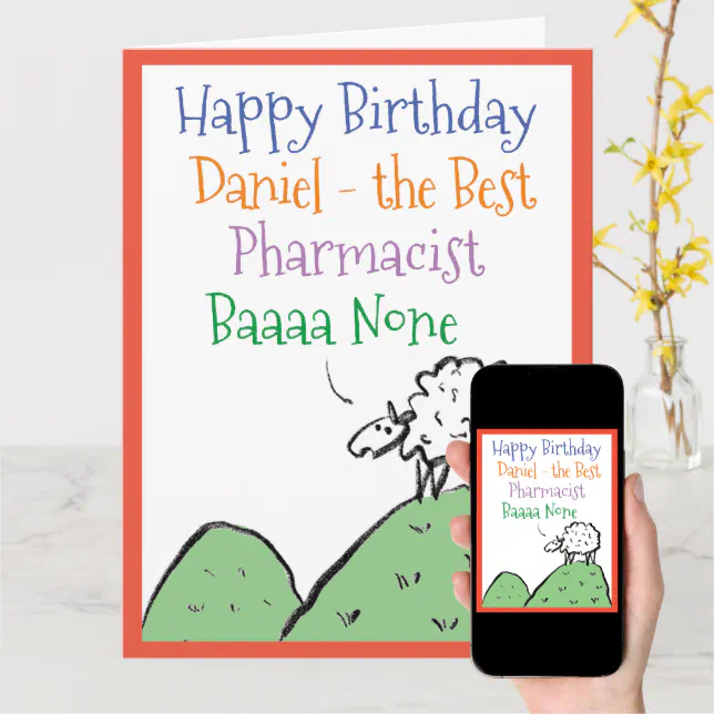 Sheep Design Happy Geburtstag zu einem Apotheker Karte | Zazzle.de Sheep Design Happy Geburtstag zu einem Apotheker Karte | Zazzle.de