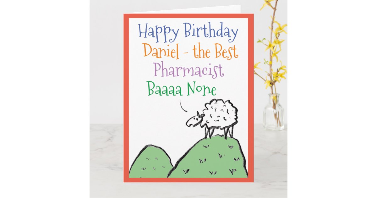 Sheep Design Happy Geburtstag zu einem Apotheker Karte | Zazzle.de Sheep Design Happy Geburtstag zu einem Apotheker Karte | Zazzle.de