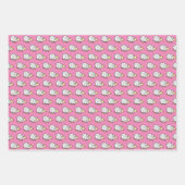 Sheep Design Illustration über das gesamte Muster Geschenkpapier Set (Vorderseite)