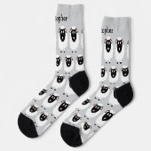 Sheep Design Personalised Socken (Linkes Detail)
