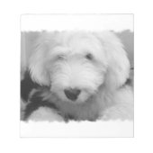 Sheep Dog Notepad Notizblock (Vorderseite)