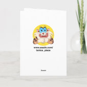 Sheep Etiquette (Geburtstag) Karte (Rückseite)