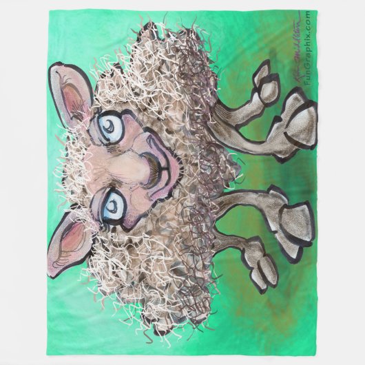 Sheep Fleece Blanket (Vorderseite)