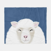 Sheep Fleece Blanket (Vorderseite (Horizontal))