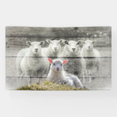 Sheep Flock Baby Lamb Banner (Horizontal)