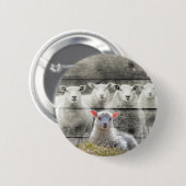 Sheep Flock Baby Lamb Button (Vorne & Hinten)