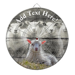 Sheep Flock Baby Lamb Dartscheibe