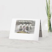 Sheep Flock Baby Lamb Einladung (Rückseite)