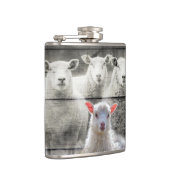 Sheep Flock Baby Lamb Flachmann (Rechts)