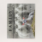 Sheep Flock Baby Lamb Puzzle (Vertikal)