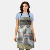 Sheep Flock Baby Lamb Schürze (Getragen)
