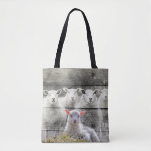 Sheep Flock Baby Lamb Tasche