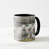 Sheep Flock Baby Lamb Tasse (VorderseiteRechts)