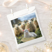 Sheep Flock Sheep Herd Baby Lamb Geschenktütchen (Ausgeschnitten)