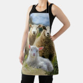 Sheep Flock Sheep Herd Baby Lamb Schürze (InSitu)