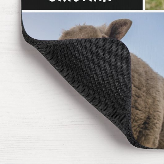 Sheep Foto Collage Custom Mouse Pad Mousepad (Ecke)