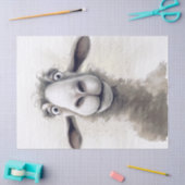 Sheep Funny Cartoon Seidenpapier (Basteln)