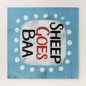 Sheep Goes Baa Jigsaw Puzzle (Horizontal)
