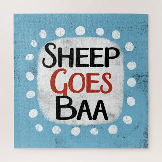 Sheep Goes Baa Jigsaw Puzzle (Vertikal)