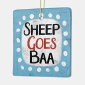 Sheep Goes Baa Ornament (Links)
