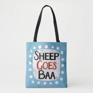 Sheep Goes Baa Tote Bag Tasche