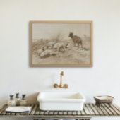 Sheep Graphit Artwork Poster