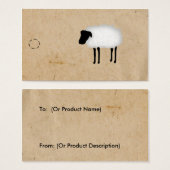 Sheep Hang Tag (Vorne & Hinten)