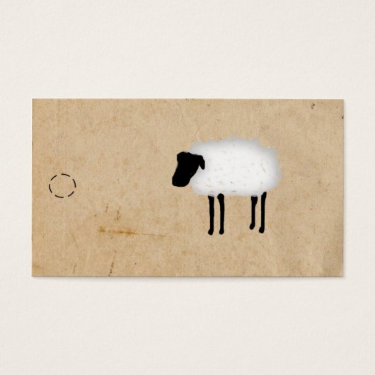 Sheep Hang Tag (Vorderseite)