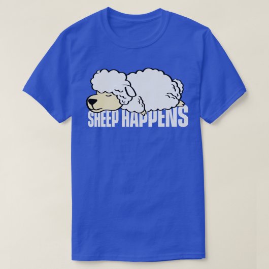 Sheep Happens Shepherd Gift T-Shirt (Design vorne)