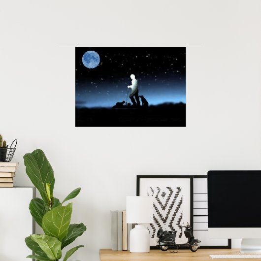 "Sheep Herder Blue"~Poster Poster (Heimbüro)