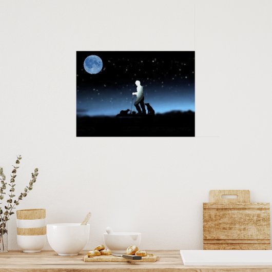 "Sheep Herder Blue"~Poster Poster (Küche)