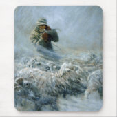 Sheep Herder, Sturm von Newell Convers Wyeth Mousepad (Vorne)