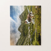 Sheep Herding Mahogany Sable Rough Collie - Puzzle (Vertikal)