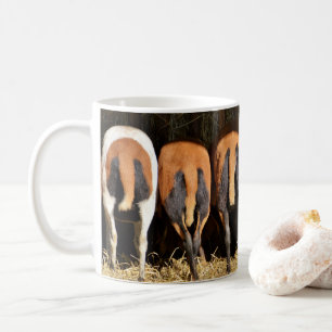 Sheep Hintern Panorama Kaffeetasse