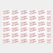 Sheep in Sheep Sweater, Mittens, Warm Wishes Geschenkpapier Set (Vorderseite 2)