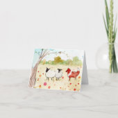 Sheep in the Meadow Dankeskarte (Vorderseite)